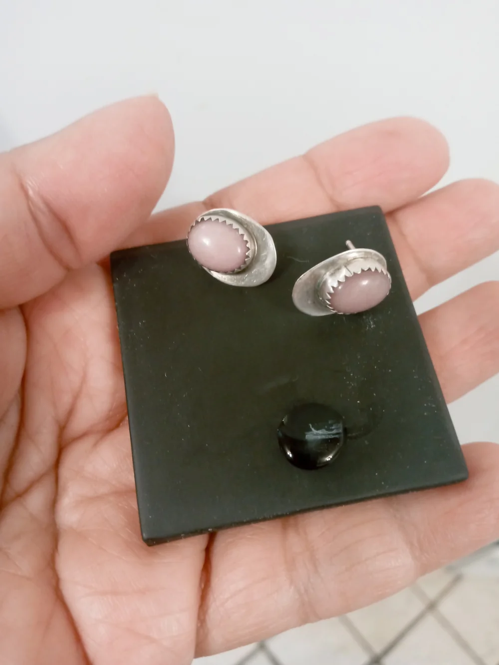 Vintage Sterling Silver Stud Earrings